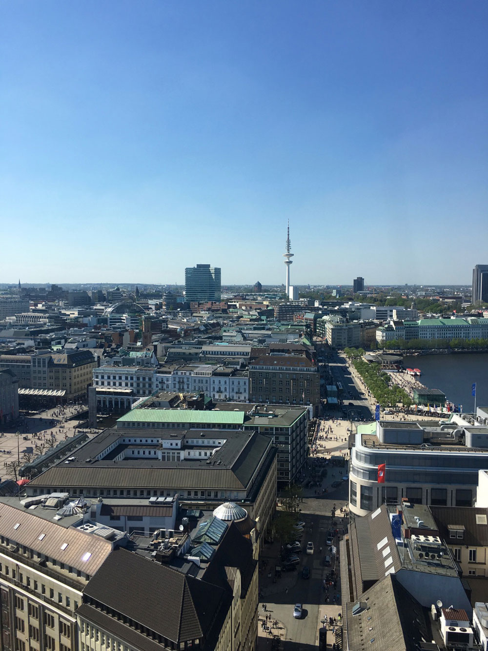 View from the steeple of St. Petri Kirche