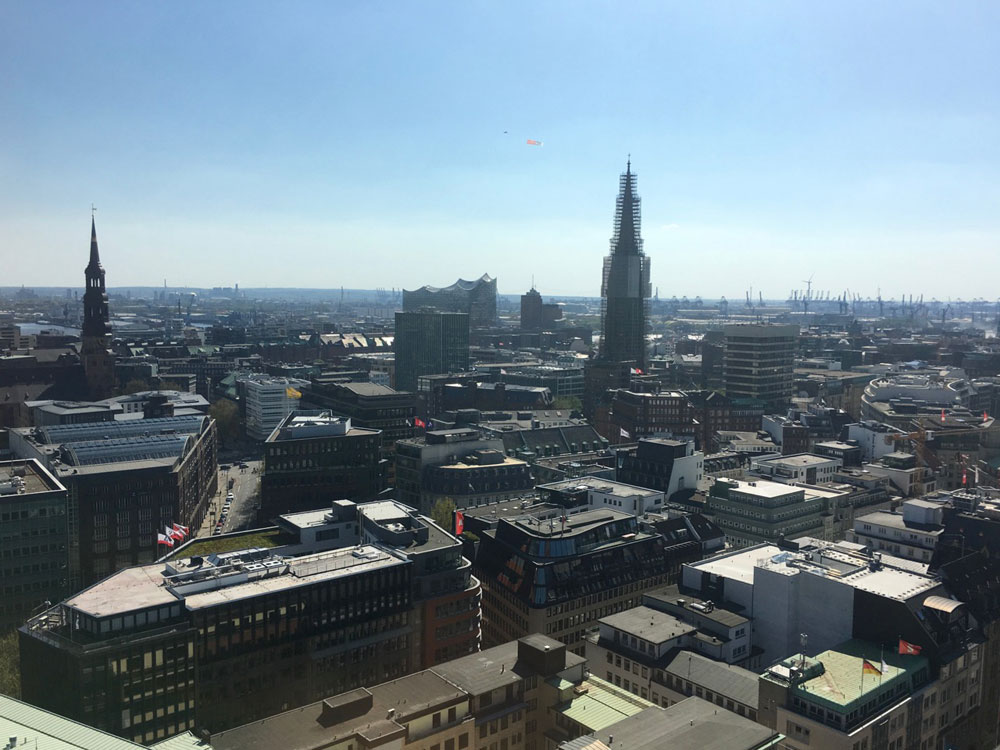 View from the steeple of St. Petri Kirche