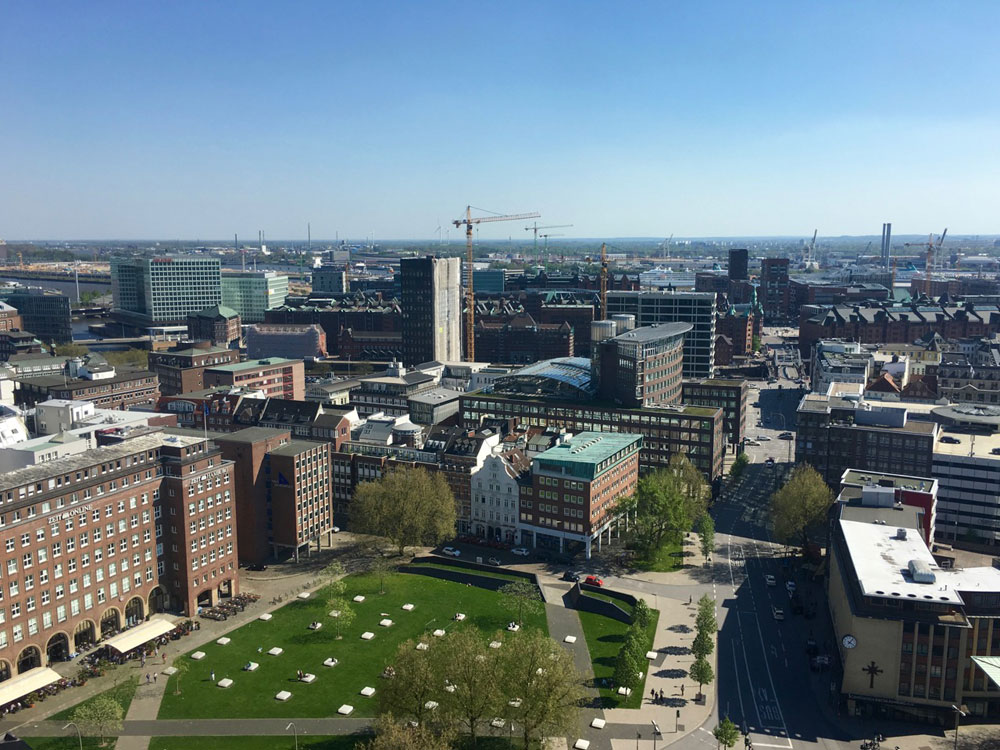 View from the steeple of St. Petri Kirche