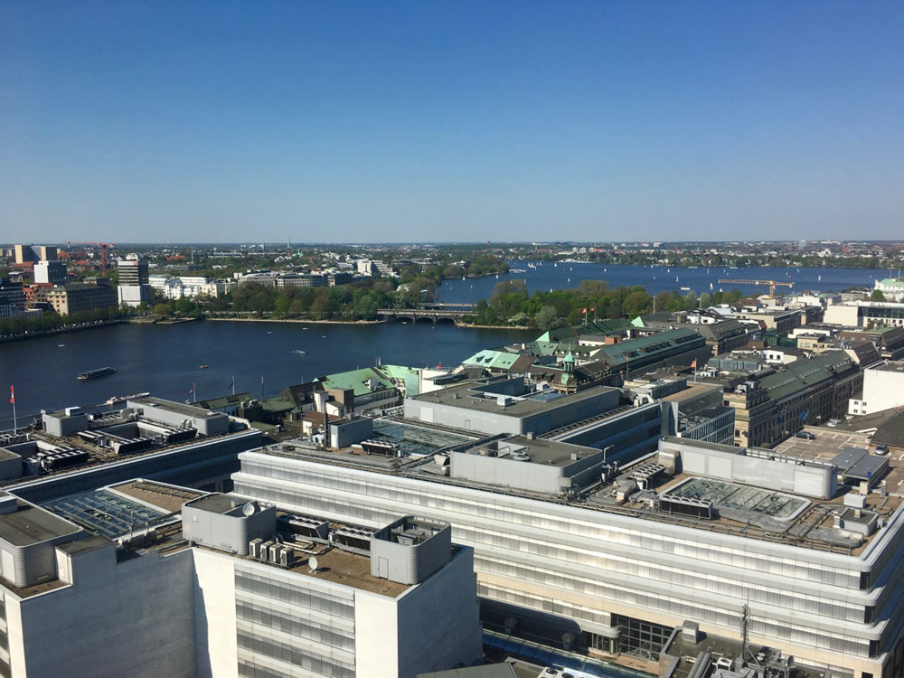 View from the steeple of St. Petri Kirche