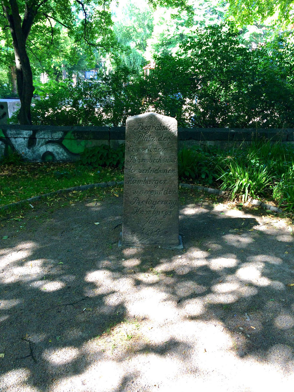 Monument to the starving Barmbeks and refugees of the French siege of Hamburg