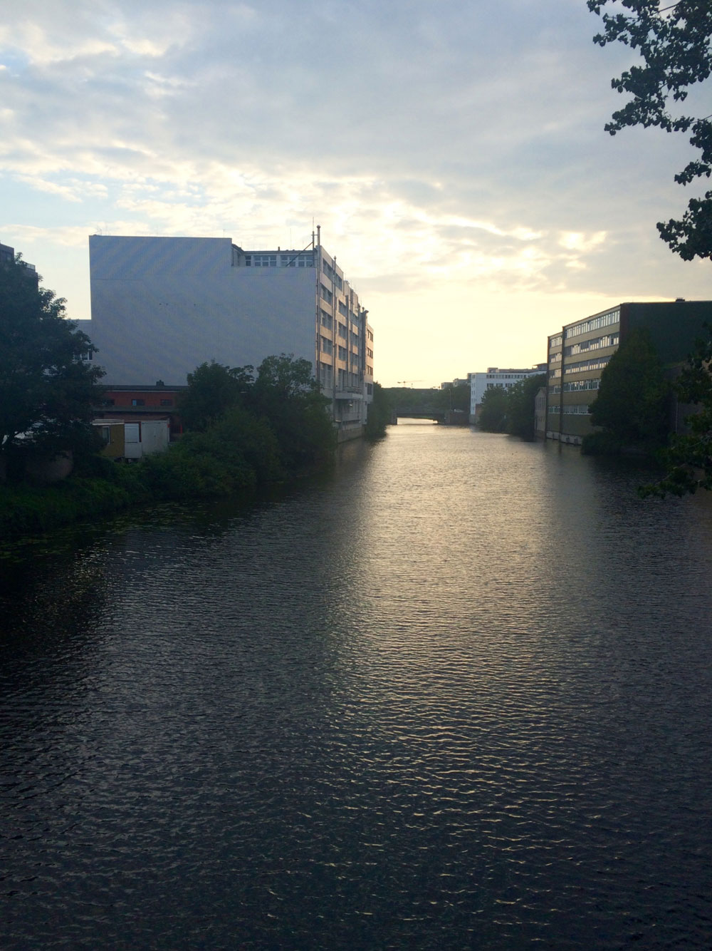 Central canal in Borgfelde