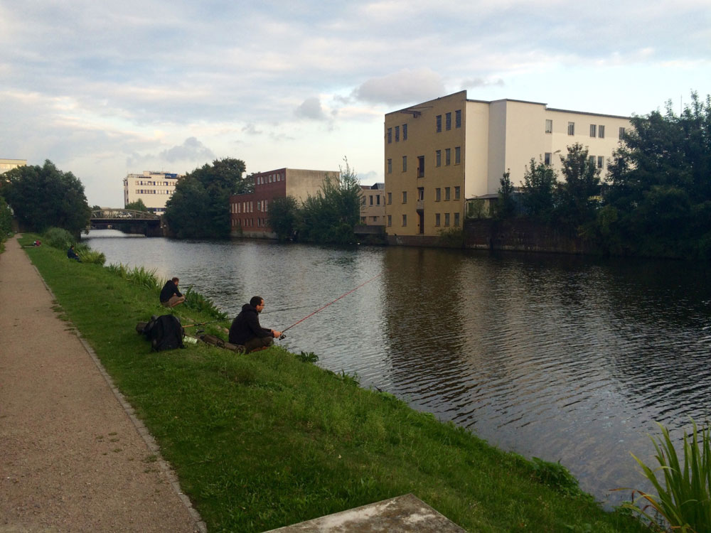 Central canal in Borgfelde