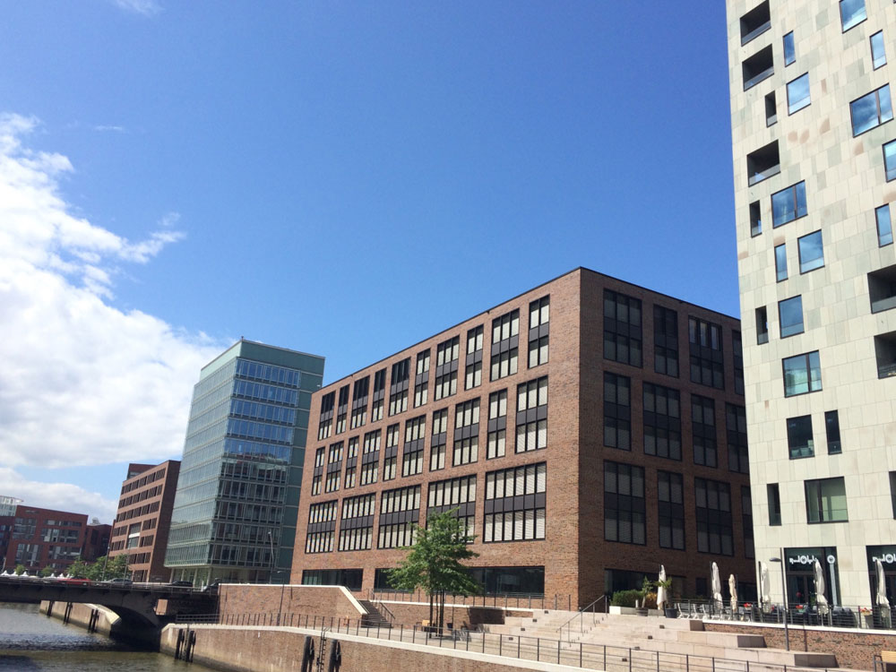 New buildings in HafenCity