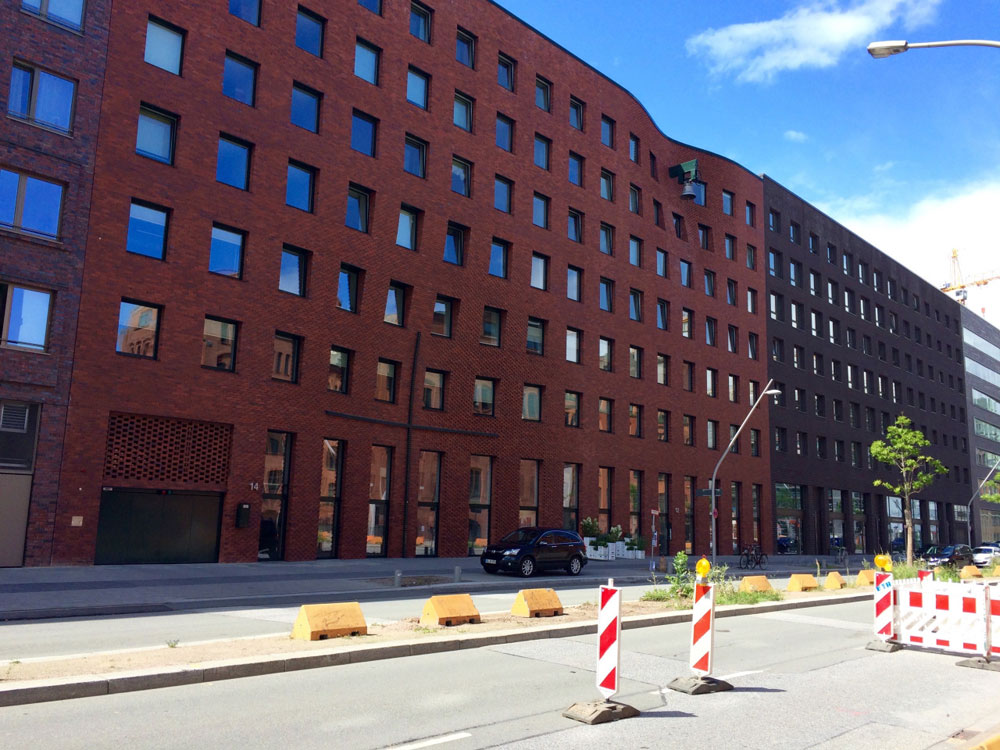 New buildings in HafenCity