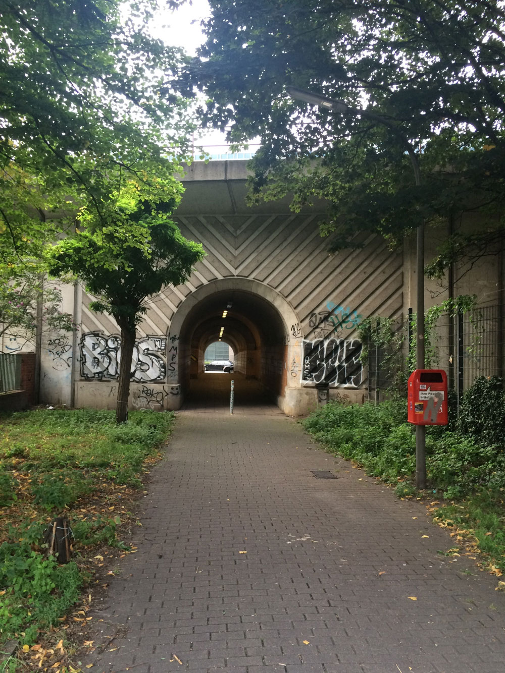 pedestrian tunnel