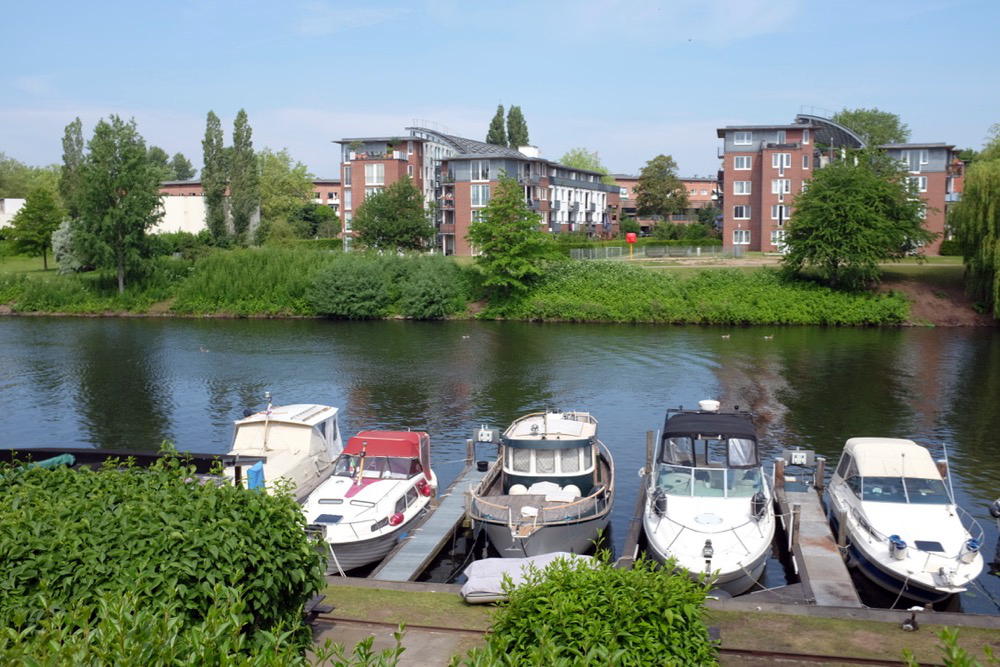 View over the Bille to Hamm