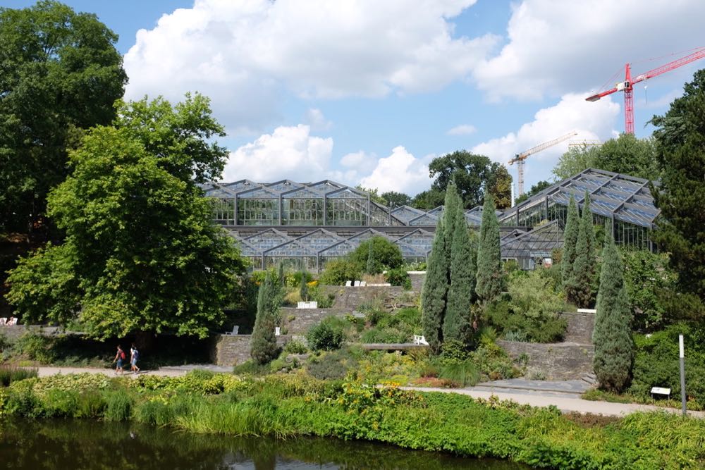 Tropical greenhouses of the Botanical Garden