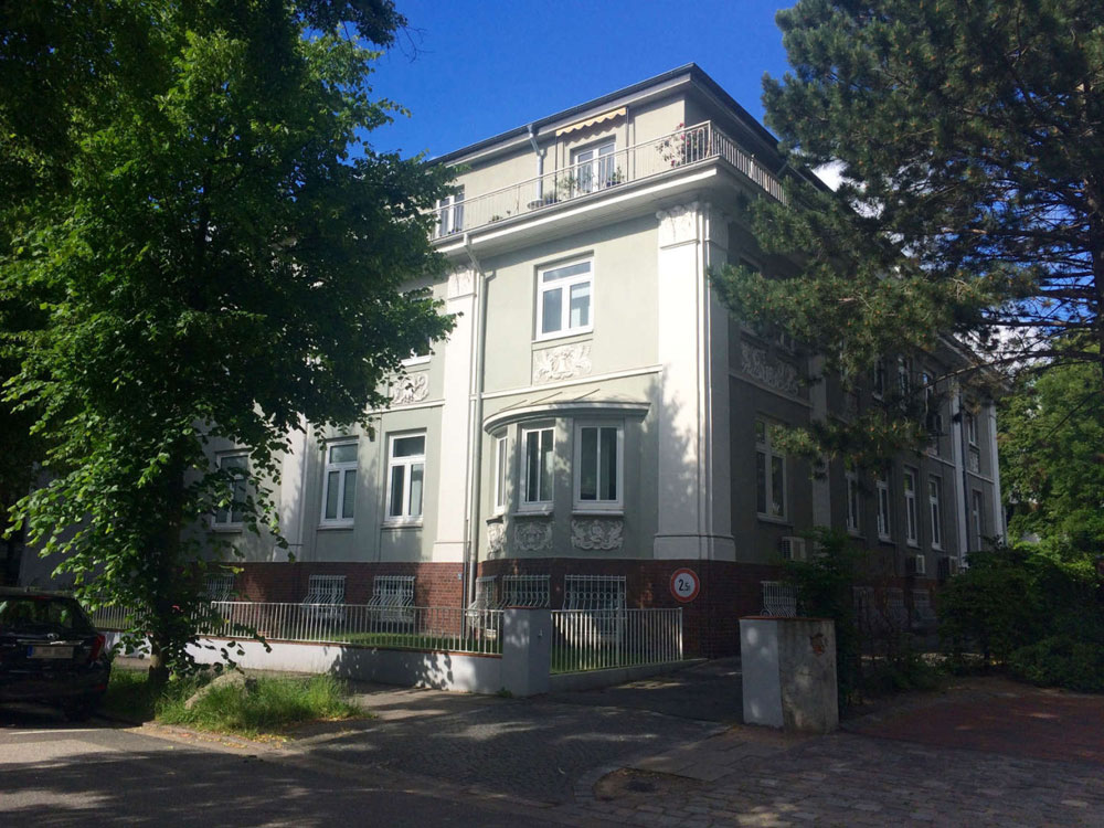 Nice, old stucco buildings